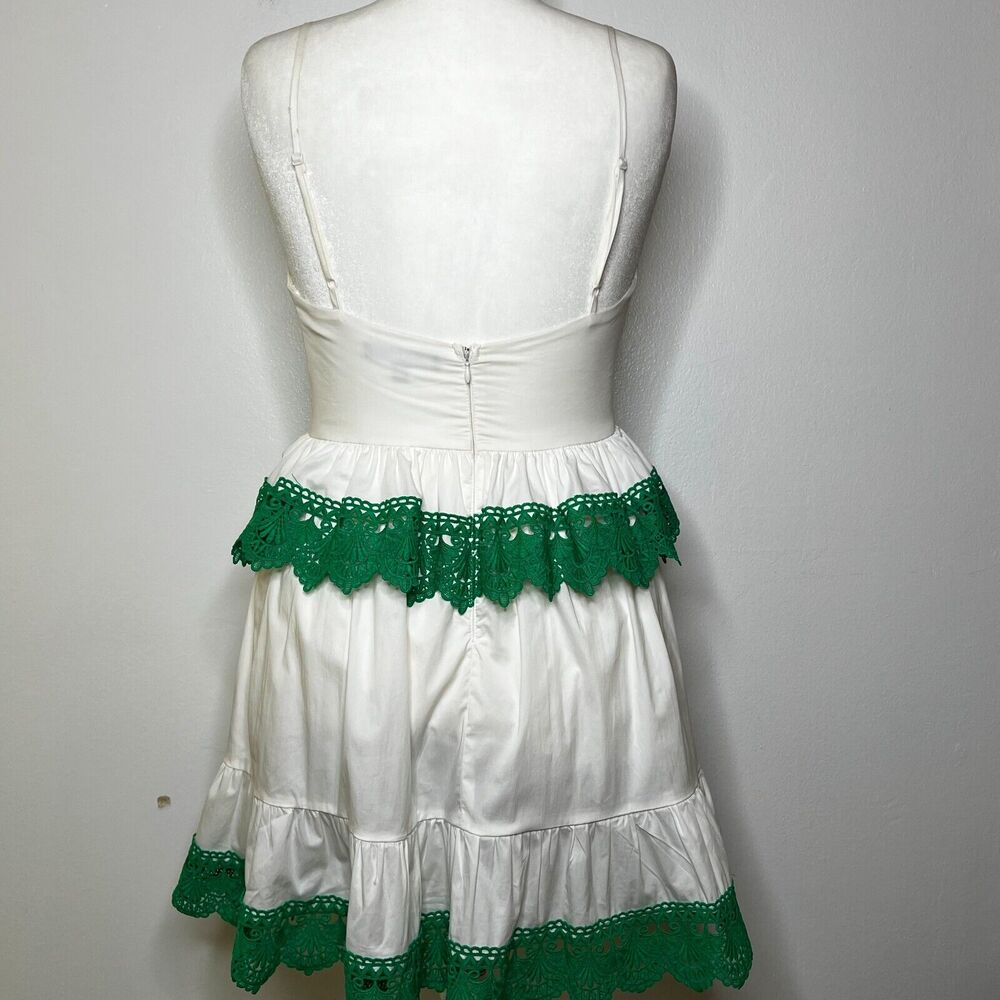 Strut & Bolt Women Dress L Sleeveless Open Back Tiered Lace Party Cottage Boho - Picture 4 of 7